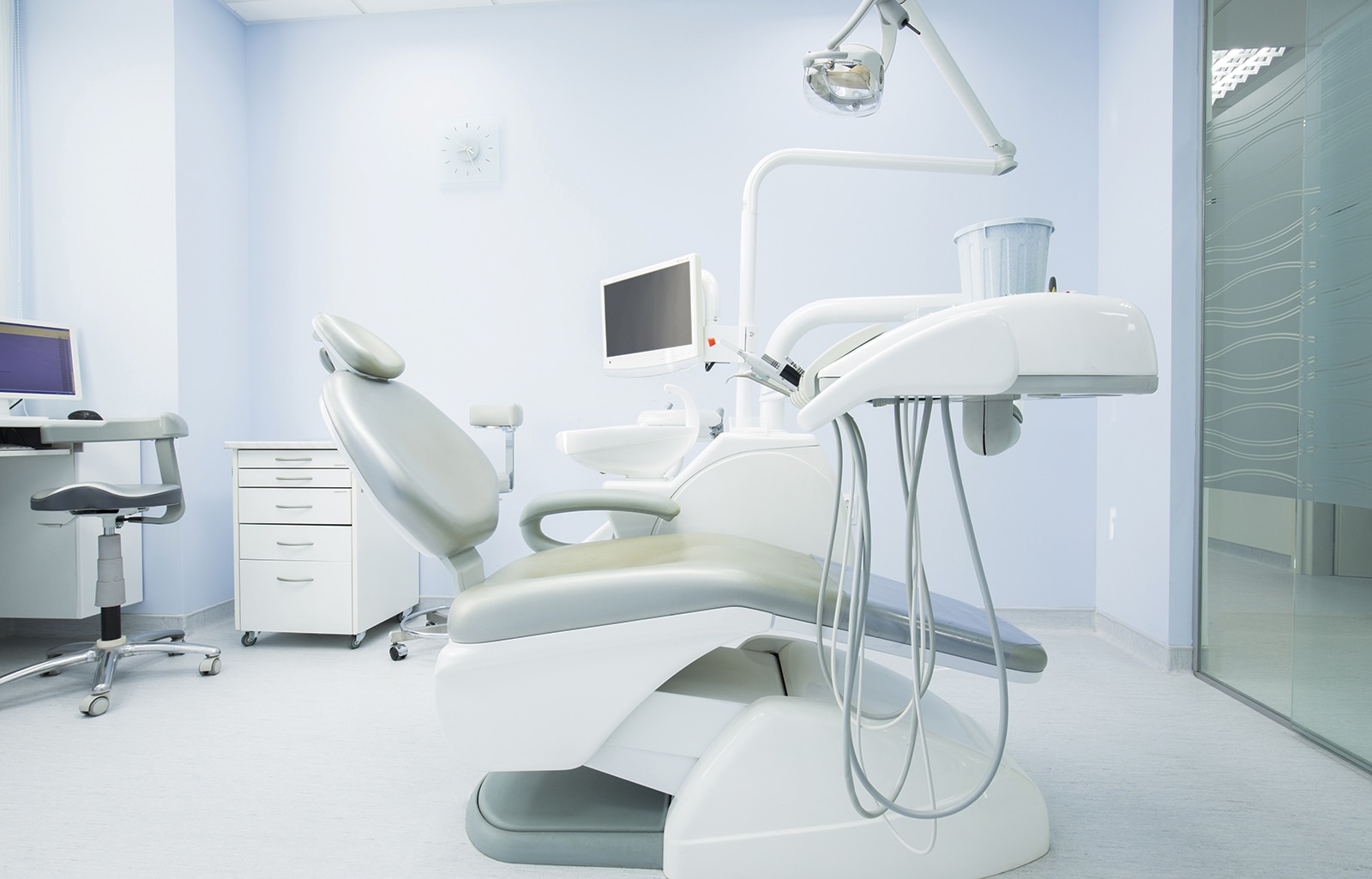 A pristine dental surgery.