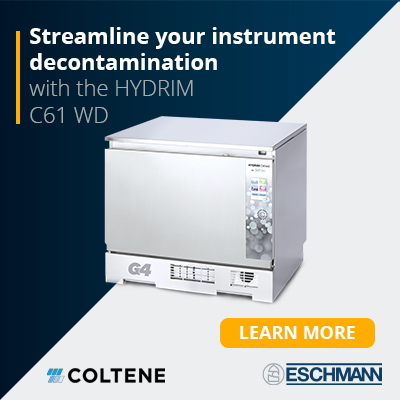 AD: Streamline decontamination with the Eschmann HYDRIM C61 WD. Click here to learn more.