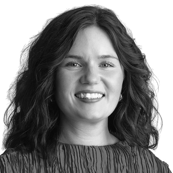 A close up portrait of Lucy Hennessy.